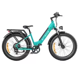Pay Only €1299.00 For Engwe E26 Step-thru Electric Bike, 48v 16ah Battery 250w Motor Mountain Bike Shimano 7-speed Gear 140km Max Range 25km/h Max Speed 26*4.0 Inch Fat Tire 150kg Load Hydraulic Disc Brake - Gem Blue With This Coupon Code At Geekbuying