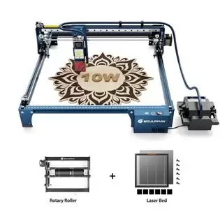 Order In Just $410.38 Sculpfun S30 Pro 10w Laser Engraver + Rotary Roller + Laser Bed With This Discount Coupon At Geekbuying