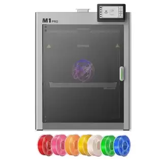 Pay Only $478.69 For Artillery M1 Pro 3d Printer + 7kg High Speed Pla+ Filament - 1kg Red/ Blue/ Skin Color/ Green/ Yellow/ Orange/ Pink With This Coupon Code At Geekbuying