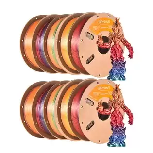 Pay Only €149.00 For 10kg Eryone Silk Pla Filament - Rainbow Color With This Coupon Code At Geekbuying