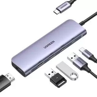 Pay Only $29.99 For Ugreen Usb C Hub With 4k Hdmi, 5-in-1 Type C Otg Hub Multi-port Adapter, Thunderbolt 3 Dock With 3 Usb 3.0 Ports With This Coupon Code At Geekbuying