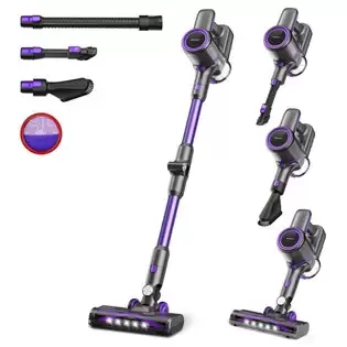 Order In Just $103.45 Poweart N700 Cordless Stick Vacuum, 30kpa Powerful Suction, 45min Runtime, Led Floor Brush With This Discount Coupon At Geekbuying