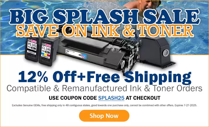Get 12% Off + Free Shipping On Compatible And Remanufactured Ink & Toner Orders At Ink4less