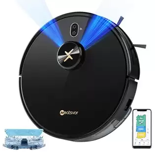 Order In Just €159.00 Neatsvor X600 Pro Robot Vacuum And Mop, 6000pa Suction, Lds4.0 Laser Navigation, App & Voice Control, 5200mah Battery, 2-in-1 Brush, Hepa Filtration, 350ml Water Tank, And Virtual Mapping For Carpets And Hard Floors, Black With This Discount Coupon At G