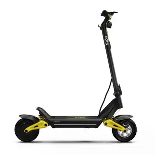 Pay Only €569.00 For Ootd S10 Folding Electric Scooter 10 Inch Tires 1400w Motor 25km/h Max Speed 48v 20ah Battery For 60-70km Range 120kg Max Load Disc Brake Shock Absorption Ipx4 App - Yellow With This Coupon Code At Geekbuying