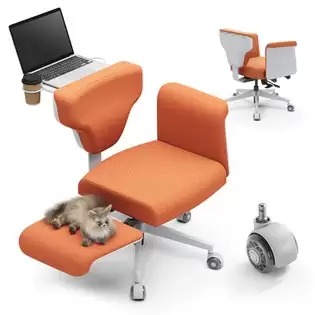 Order In Just €319.00 Newtral Ff-o Freedom-x Multi-posture Chair With Armrest - Orange With This Discount Coupon At Geekbuying