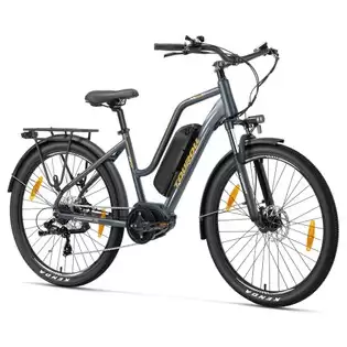 Pay Only €869.00 For Touroll Ma2 Electric Bike, 250w Mid-drive Motor, 36v 13ah Battery, 27.5 Tires, 25km/h Max Speed, 100km Max Range, Hydraulic Disc Brake, Suspension Fork With Lockout, Shimano 7-speed - Grey With This Coupon Code At Geekbuying