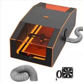 Pay Only €79.00 For Mecpow Fc3 Oversized Laser Engraver Enclosure 1300x730x460mm, Fireproof, With Viewing Window Fan Exhaust Pipe With This Coupon Code At Geekbuying