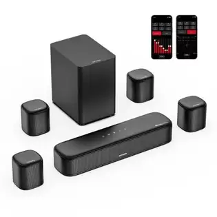 Pay Only €199.00 For Ultimea Aura A60 7.1 Soundbar, Smart App & Voice Control, Bassmx Technology, 350w Peak Power, Hdmi Earc, 4 Surround Speakers, For Smart Tv With This Coupon Code At Geekbuying