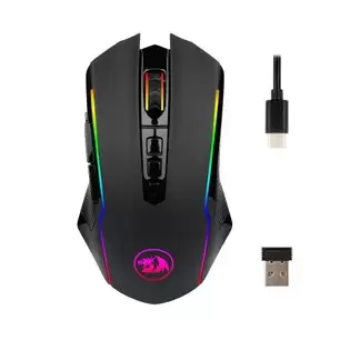 Pay Only €24.99 For Redragon M910-ks Ranger Lite Rgb 2.4g Wireless/wired Double Modes Gaming Mouse 8000 Dpi With Rapid Fire Buttons - Black With This Coupon Code At Geekbuying