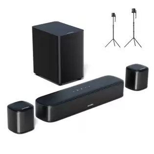 Order In Just €135.00 Ultimea Aura A30 5.1 Soundbar + 1 * Pair Steady 310 Speaker Stands, App Control, 10 Bands Equalizer Settings, 121 Preset Eq Matrices With This Discount Coupon At Geekbuying