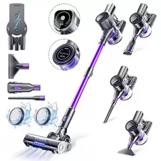 Order In Just €129.99 Smartai P40 Cordless Vacuum Cleaner Powerful, 33kpa Strong Suction Power, 6 Layer Filtration, 1.3l, 6 In 1 Electric Broom For Floor Carpets Pet Hair With This Discount Coupon At Geekbuying