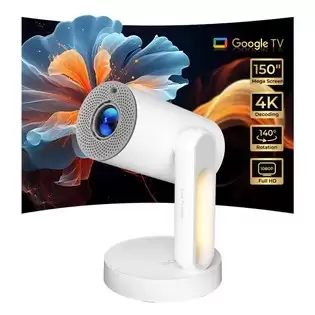 Order In Just $203.78 Etoe Starfish Plus Projector, Built-in Google Tv, 140 Rotation, Native 1080p, 300 Ansi, 4k Decoding, Widevine L1, Touch Night Light, Automatic Keystone Correction & Auto Focus With This Discount Coupon At Geekbuying