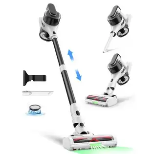 Pay Only $109.69 For Moosoo S5 Mate Cordless Stick Vacuum Cleaner, 20kpa Powerful Suction, 55min Runtime, 1l Dustbin, Green Led Technology, Rechargeable For Effortless Home Cleaning Hardwood, Carpets & Pet Hair With This Coupon Code At Geekbuying