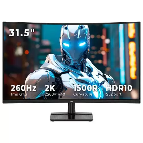 Pay Only $199.99 For Titan Army C32c1s Gaming Monitor, 31.5-inch 2560x1440 2k 1500r Curved Screen, 260hz Refresh Rate, Hdr400 Brightness, 1ms Mprt, Adaptive Sync, 99% Srgb, Support Pip & Pbp Display, Low Blue Light With This Coupon At Geekbuying