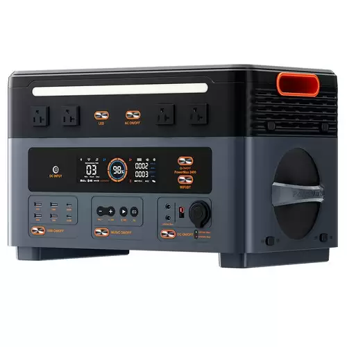 Pay Only $1089 For Blackview Oscal Powermax 2400 2400w 1872wh Portable Power Station, Dual Speaker, 1.2h Fast Charging, App Control, Led Light, 16 Outputs, Ups<0.01s With This Coupon At Geekbuying