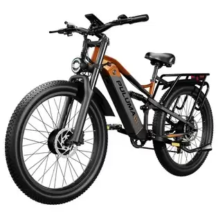Order In Just $1,679.93 Puluma Pe86 Pro Electric Bike, 500w*2 Motor, 48v 20ah Battery, 26 Inch Tires, 40km/h Max Speed, 150km Range, Hydraulic Brakes, Oil Spring Suspension System, Shimano 7-speed, Lcd Display, Torque Sensor With This Discount Coupon At Geekbuying