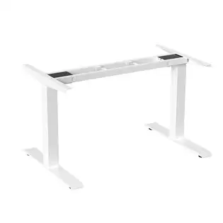 Pay Only $169.00 For Acgam Jsz-3 Height-adjustable Standing Desk Frame With 2 Strong Motors, 3-level Table Frame, Height Adjustable With 62-127cm, 3 Memory Controls, Load Capacity Up To 120 Kg, For Home & Office - White Frame Only With This Coupon Code At Geekbuying
