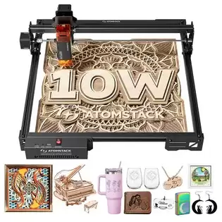 Order In Just $274.85 Atomstack A10 Pro V2 10w Laser Engraver, 400mm/s High Speed, 0.01mm Precision, 0.06*0.08mm Spot, 410*380mm With This Discount Coupon At Geekbuying