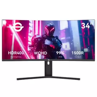 Pay Only €209.99 For Titan Army C34a1r 34 Inch Gaming Monitor, 3440*1440 21:9 1500r Curved Screen, 165hz Refresh Rate, 99% Srgb, Hdr400, 1ms Mprt, Freesync & G-sync, Game+ Assist, Low Blue Light, Height Adjustable Stand & Wall Mounting Supported With This Coupon Code At Geek