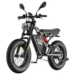 Pay Only €1500.00-100.00 For Fafrees F20 Ultra Electric Bike (brake Upgraded Version), 750w Motor, 48v 25ah Battery, 20*5.0 Inch Fat Tires, 140km Max Range, Mechanical Disc Brakes, Hydraulic Suspension, Shimano 7-speed - Black With This Coupon Code At Geekbuying