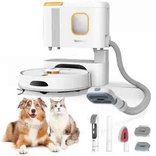 Pay Only $304.02 For Teendow D20s Max+ 2in1 Robot Vacuum Cleaner & Pet Grooming Tool, 6000pa Strong Suction, 70 Days Hands-free Cleaning, 3l Dust Bag, Precisense Lidar Navigation, 5000mah Battery, Ideal For Pet Owners With This Coupon Code At Geekbuying