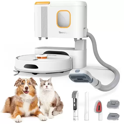 Order In Just $257.65 / Euro 229.00 Teendow D20s Max+ 2in1 Robot Vacuum Cleaner & Pet Grooming Tool With This Coupon Code At Geekbuying