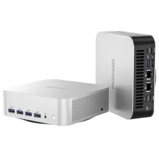 Pay Only $944.59 For Geekom A8 Max Ai Mini Pc, Amd Ryzen 9 8945hs 8 Core Max 5.2ghz, 32gb Ram 2tb Ssd, 2*usb4 + 2*hdmi2.0 8k Quad Displays, Wifi 6e Bluetooth 5.2, Dual 2.5g Lan, 5*usb3.2, 1*usb2.0, 1*sd Card Reader, 1*3.5mm Audio Jack, Iceblast 2.0 Cooling System With This C