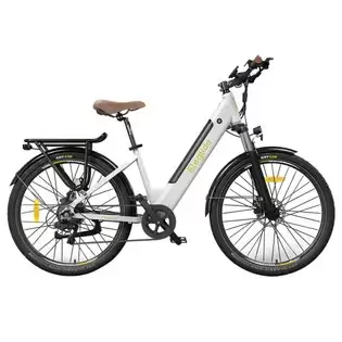 Order In Just €400 Eleglide T1 Step-thru Electric Trekking Bike 27.5 Inch Cst Tires 36v 13ah Battery 250w Brushless Motor 25km/h Shimano 7 Gears 100km Max Range Ipx4 Waterproof 120kg Max Load Dual Disk Brakes - White With This Discount Coupon At Geekbuying