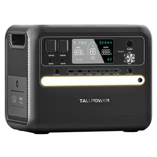 Order In Just €769.00 Tallpower V2400 Portable Power Station, 2160wh Lifepo4 Solar Generator, 2400w Ac Output, Adjustable Input Power, Pd 100w Usb-c, Ups Function, Led Light, 13 Outputs - Black With This Discount Coupon At Geekbuying