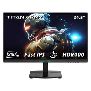 Pay Only $139.99 For Titan Army P2510hs Gaming Monitor, 24.5'' 1920*1080 Csot Fast Ips Screen, 300hz Refresh Rate, 1ms Gtg Response Time, Hdr400, 121% Srgb, Dynamic Od, Gaming Assist, 10 Scene Modes, Pip/pbp Display, Adjustable Tilt Stand, Wall Mounting With This Coupon Code