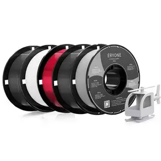 Pay Only $70.17 For 5kg Eryone Petg Filament (1kg White+ 1kg Gray+ 1kg Red+ 2kg Black) With This Coupon Code At Geekbuying