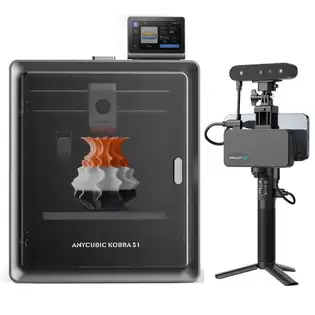 Pay Only €589.00 For Anycubic Kobra S1 3d Printer + Creality Cr-scan Ferret Pro 3d Scanner With This Coupon Code At Geekbuying