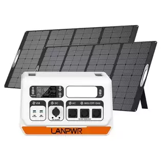 Pay Only €1949.00 For Lanpwr 2400 Pro Balcony Solar System 2040wh + 2x Pv400 Foldable Solar Panel 400w With This Coupon Code At Geekbuying