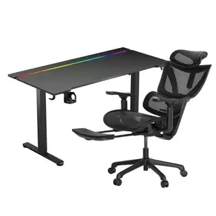Order In Just $570.09 Acgam Cg-5245m Ergonomic Office Chair + 140x68cm Height Adjustable Electric Desk With This Discount Coupon At Geekbuying