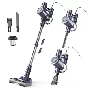 Pay Only €56.99 For Yisora I8 6 In 1 Corded Stick Vacuum Cleaner, 23kpa Strong Suction Power, 600w Motor, Freestanding & Telescopic Tube, Hepa Filter, 20ft Cable, Led Headlights, 0.8l Dustbin With This Coupon Code At Geekbuying