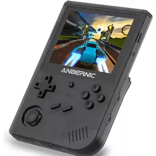 Order In Just $80.43 Anbernic Rg351v 64gb Handheld Game Console, 3.5 Inch 640*480p Ips Screen, 12000 Games, Dual Tf Card Slot, Supports Nds, N64, Dc, Psp, Ps1, Openbor, Cps1, Cps2, Fba, Neogeo, Neogeopocket, Gba, Gbc, Gb, Sfc, Fc, Md, Sms, Msx, Pce, Wsc - Black With This Dis