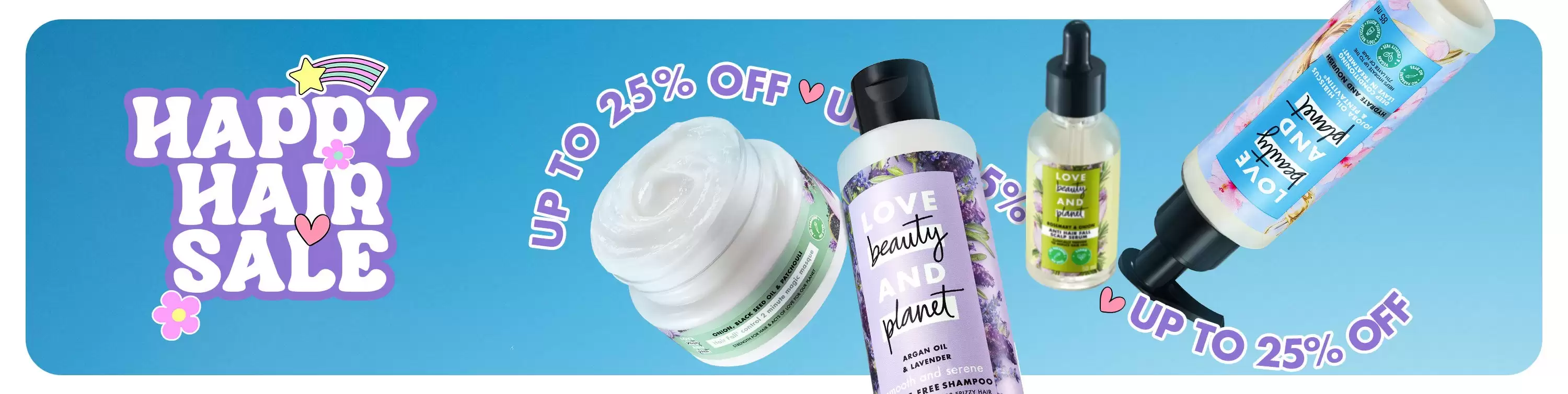 Get 25% Off At Lovebeautyandplanet.In Deal Page