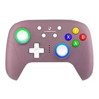 Order In Just $23.14 Anbernic Rg P01 Game Controller, Hall Effect Triggers & Joystick, Six-axis Gyroscope, Bluetooth/2.4g Wireless/ Wired Connection, 9 Hours Autonomy, Compatible With Pc, Switch, Android, Ios, Steam - Purple With This Coupon At Geekbuying