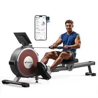 Pay Only €189.99 For Merach Q1s Magnetic Rowing Machine, 16-level Resistance, 350lbs Capacity, Dual Rail, Lcd Monitor, App Compatible, Manual Adjust, Black With This Coupon Code At Geekbuying