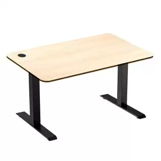 Pay Only €249.00 For Acgam Jsz-3 Height-adjustable Standing Desk Frame Black+40*60*1.8 Cm Mdf Table Top Wood With This Coupon Code At Geekbuying