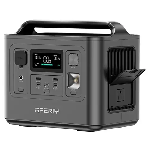 Pay Only $279 For Aferiy P010 Portable Power Station, 800w 512wh Outdoor Generator, 8 Outputs, 1.5h Full Charge, 3500+ Cycles Lifepo Battery With This Coupon At Geekbuying