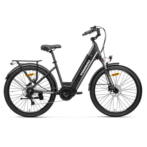 Order In Just $1073.33 Touroll Ma1 Electric Bike, 250w Mid-drive Motor, 36v 13ah Battery, 26 Inch Tires, 25 Km/h Max Speed, 110km Max Range, Hydraulic Disc Brakes, Suspension Fork With Lockout, Shimano 7-speed - Eu Plug With This Coupon At Geekbuying