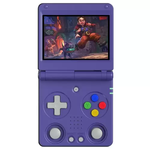 Order In Just $69.58 Anbernic Rg34xxsp Flip Game Console, 64gb Tf Card With 4000+ Games, 3.4 Inch 720*480 Ips Screen, 30+ Emulators, 6 Hours Playtime, 5g Wifi, Multimedia Apps - Blue With This Coupon At Geekbuying