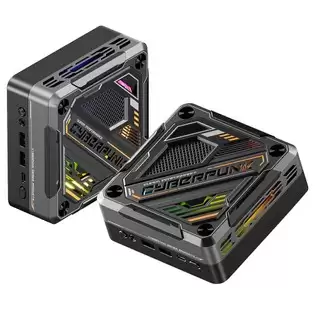 Order In Just €539.00 Aoostar Mn78 Gaming Mini Pc With Rgb Light, Amd Ryzen 7 7840hs Octa-core 16 Threads Up To 5.1ghz, 16gb Ddr5 Ram 512gb M.2 Ssd, Windows 11, Wifi6 Bluetooth5.2, Hdmi Usb4 Dp 4k@60hz Triple Display, Usb4*1 Usb3.2*2 Usb2.0*2 Hdmi*1 Lan*2 - Black, Eu With Th