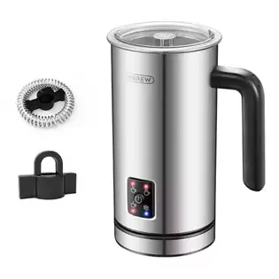 Order In Just $41.99 Hibrew M3 4-in-1 Milk Frother Foamer, Cold/hot Fully Automatic Milk Warmer, 300ml Large Capacity, Auto Shut Down, Non-stick Coating - Us Plug With This Discount Coupon At Geekbuying