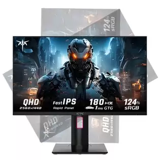 Order In Just €179.99 Ktc H27t22 27-inch Gaming Monitor 2560x1440 Qhd 16:9 Eled 180hz Fast Ips Panel Screen 1ms Gtg Response Time 99% Srgb Hdr10 Low Motion Blur Compatible With Freesync G-sync Usb 2xhdmi2.0 2xdp1.4 Audio Out Horizontal & Vertical Rotated Vesa Mount With This