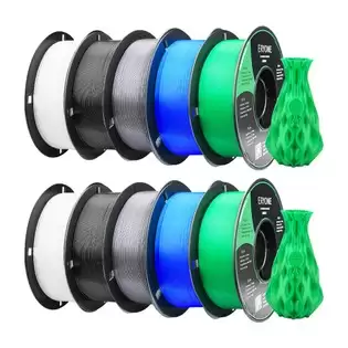 Order In Just €139.00 10kg Eryone Pla+ Filament - 2kg Green + 2kg Blue + 2kg Black + 2kg Gray + 2kg White With This Discount Coupon At Geekbuying
