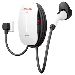 Pay Only $317.95 For Oscal Ev7000 Smart Wall Mounted Ev Charger (eu Plug) With Rfid Card Access & App Control, Compact & Powerful, Faster, Smarter, Safer - White With This Coupon Code At Geekbuying
