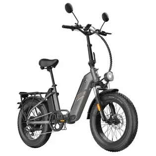 Order In Just $1,695.30 Fafrees Ff20 Polar Electric Bike, 500w Motor, 48v 26.8ah Dual Batteries, 20*4.0 Inch Tires, 45km/h Max Speed, 170km Max Range, Mechanical Disc Brakes, Front Spring Fork, Shimano 7-speed - Gunmetal Black With This Discount Coupon At Geekbuying